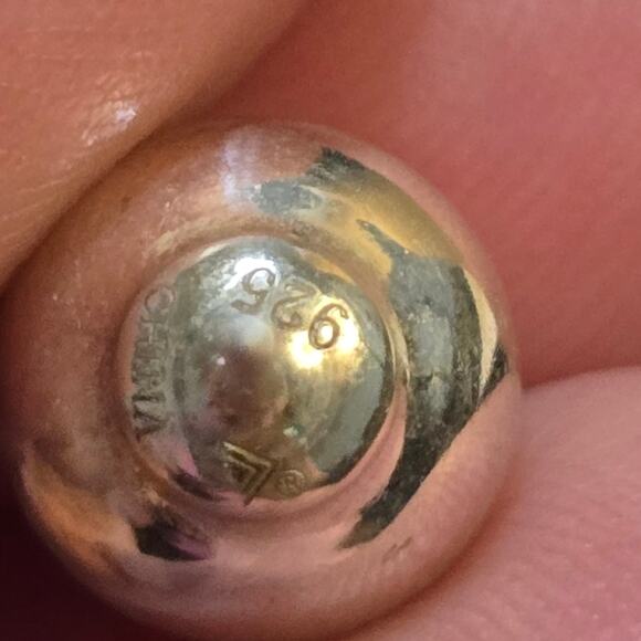 Silpada Sterling Silver Sphere Earrings Rare HTF - Picture 8 of 8